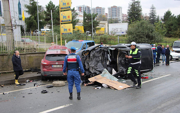 Trabzon'da feci kaza: Ölü ve yaralılar var!