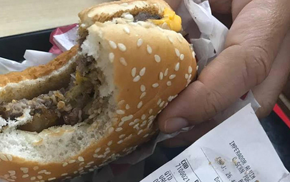 Ünlü markanın hamburgerinden çıktı! Türkiye'de şubeleri var