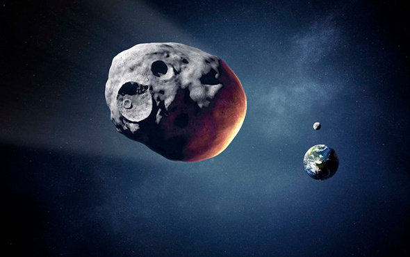5 gün önce fark edildi! Dev asteroit Dünya'ya yaklaşıyor