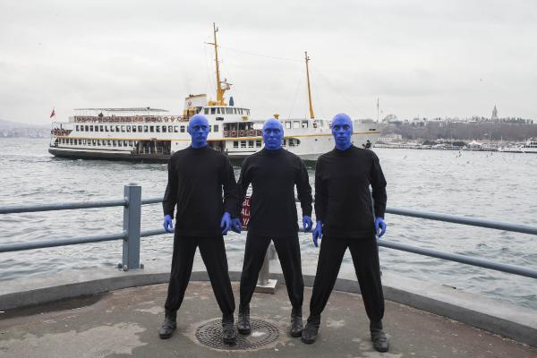 İstanbul'daki mavi adamlar neyin nesi! Blue Man Group geldi