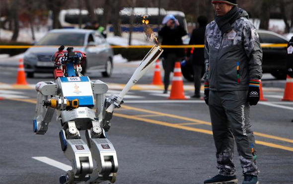 Güney Kore'deki Kış Olimpiyatları'nda 85 robot görev alacak