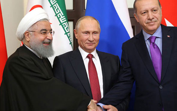 Erdoğan Putin'den sonra Ruhani İle görüştü
