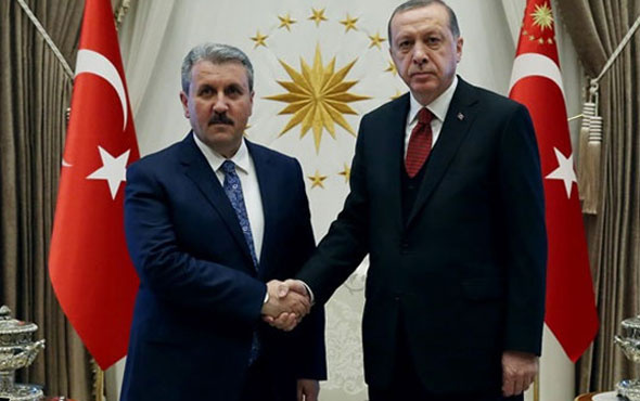 Erdoğan ile Destici, Beştepe'de görüştü! BBP 'görünmez ortak' mı?