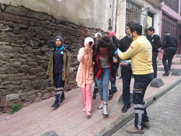 İstanbul'un göbeğinde kadına korkunç saldırı