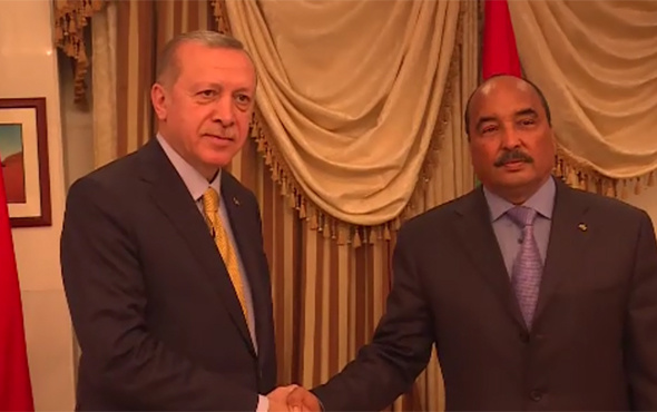 Erdoğan, Moritanya Cumhurbaşkanı Abdulaziz ile görüştü