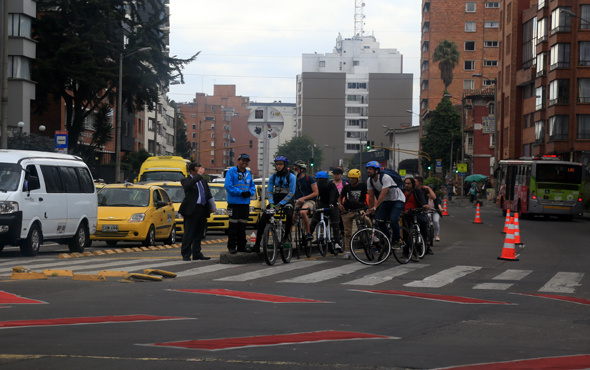 Kolombiya'da hava kirliliğine karşı arabasız gün 