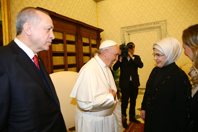 Erdoğan-Papa görüşmesinden bomba detay! Masada ikisi de...