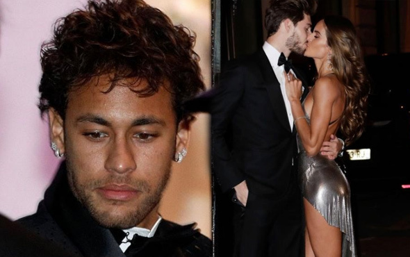 Neymar'ın doğum gününde dikkat çeken öpücük