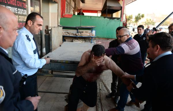 Polisi görünce kendine bunu yaptı!