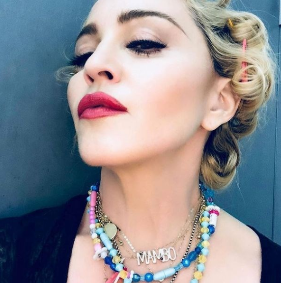 Saklamak için çok uğraştı! Madonna'nın olay görüntüsü