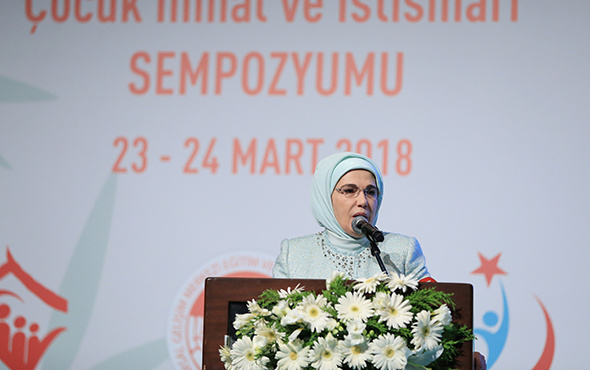 Emine Erdoğan: "Bu konuda hukuki yaptırımlar artmalı"