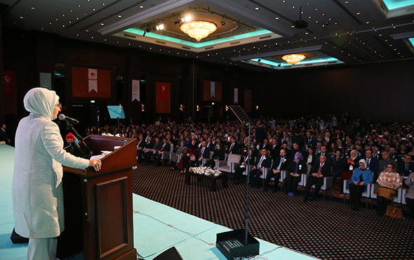 Emine Erdoğan: "Bu konuda hukuki yaptırımlar artmalı"