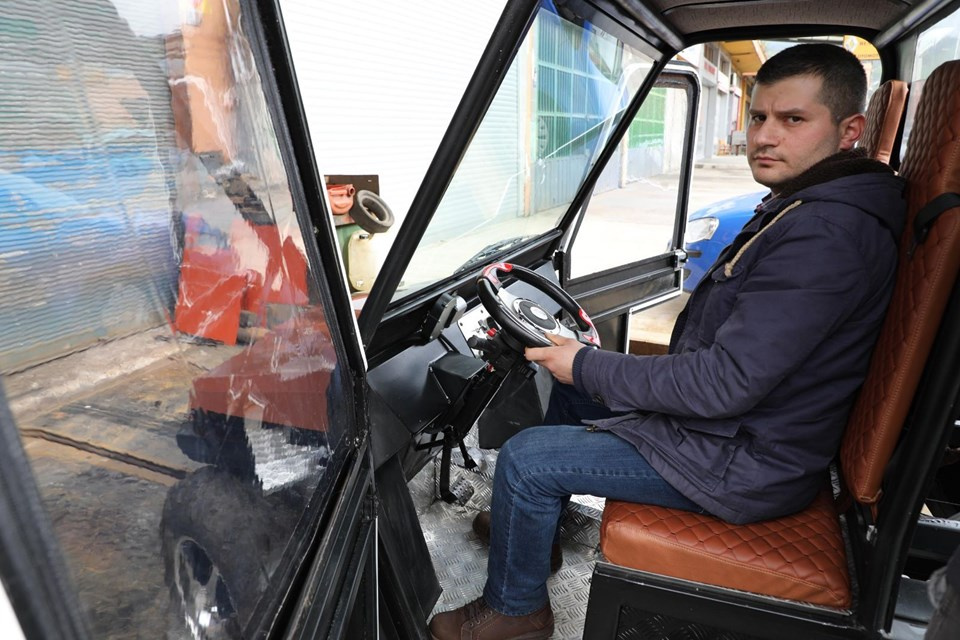 Rize'li Yasin Şafak kendi imkanlarıyla UTV yaptı.