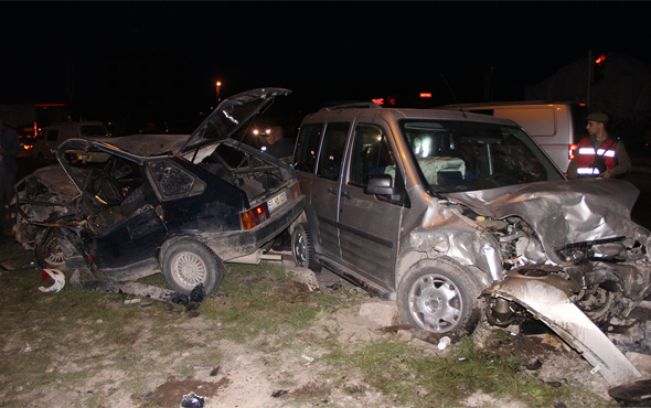 Kayseri'de trafik kazası: 1 ölü 3 yaralı