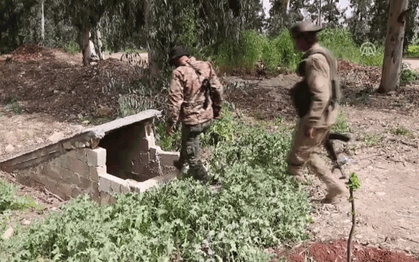 Afrin'de YPG/PKK'nın sözde özel kuvvetler üssü bulundu 