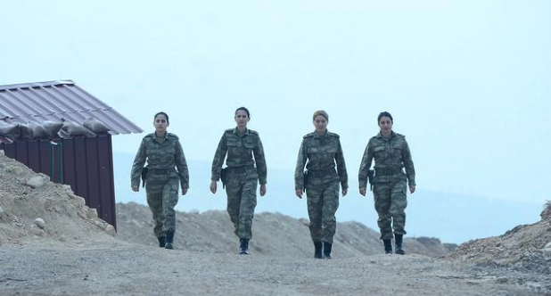 Düşmana korku salan görüntü! İşte Afrin'in kadın subayları