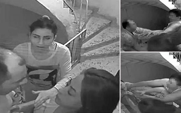 Apartmanda polis dehşeti: Hamile kadın ve eşine saldırdı!