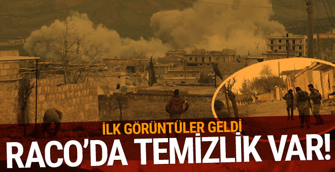 Raco'dan son görüntüler! Çatışma sürüyor tuzaklar patlatılıyor...