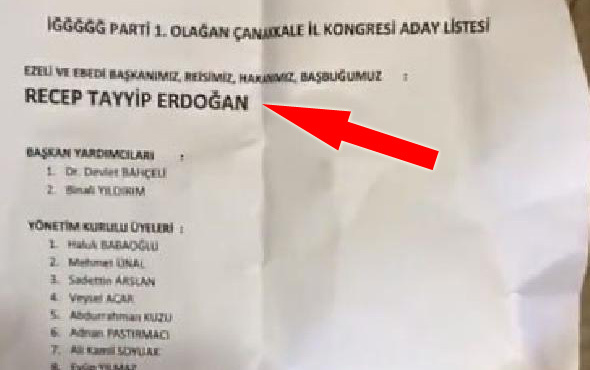 İYİ Parti kongresinde oy zarfından Erdoğan'ın adı çıktı