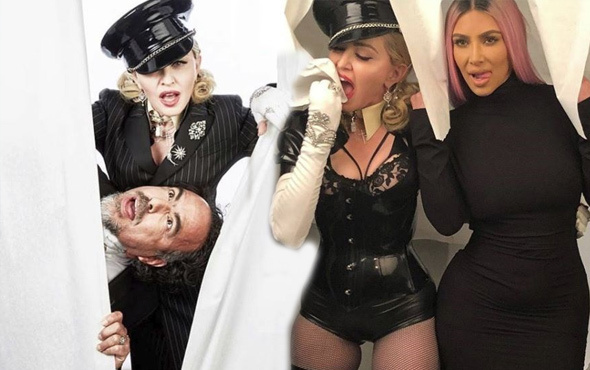 Madonna'nın Oscar partisinden olay kareler!