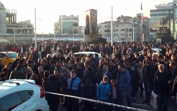 Taksim'de silahlı çatışma: Yaralılar var!