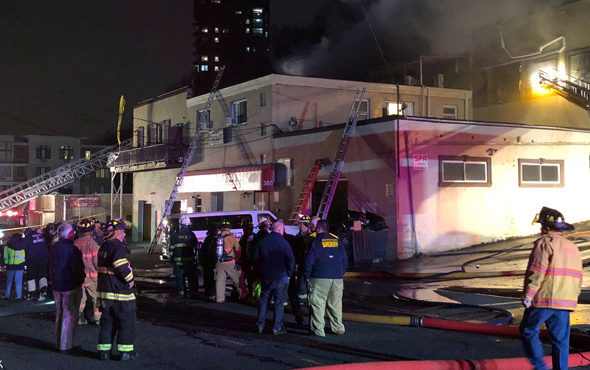 ABD'de Türk restoranında yangın