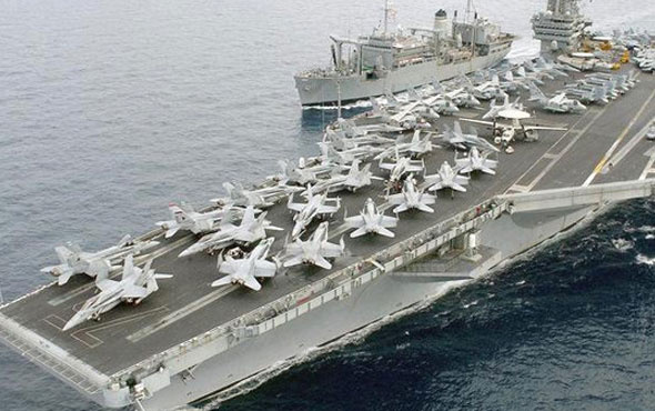 ABD savaş gemileri Akdeniz yolunda