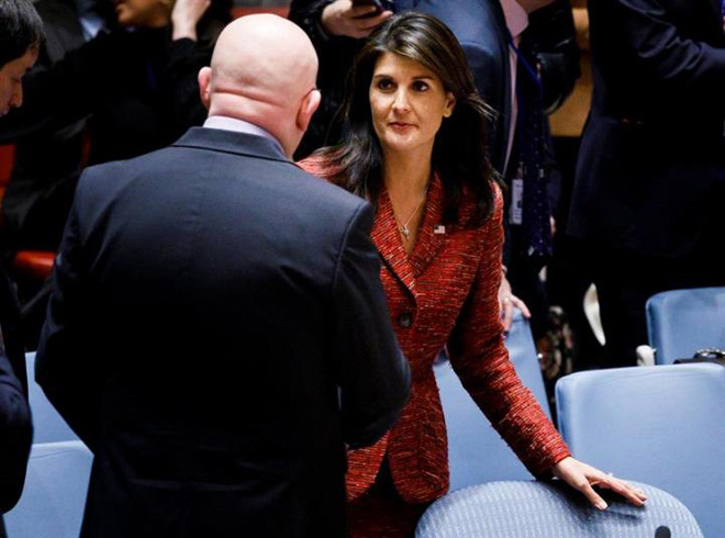 Rus diplomattan olay yanıt! Nikki Haley'le öpüşüyoruz