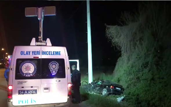 Sakarya'da trafik kazası: 1 ölü, 1 yaralı