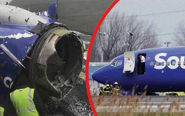Uçakta dehşet: Motordan kopan parça yolcuyu öldürdü!