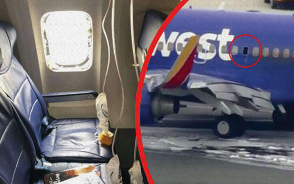 Uçakta dehşet: Motordan kopan parça yolcuyu öldürdü!
