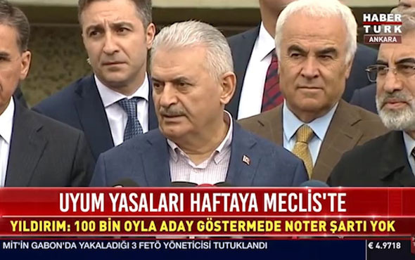 Başbakan Yıldırım'dan flaş seçim açıklaması!