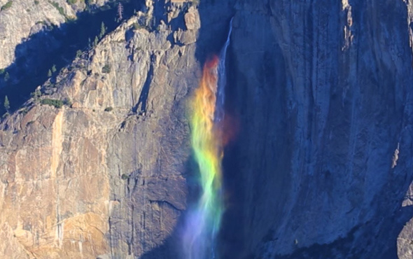  Yosemite Ulusal Parkı'nda çekilen eşsiz görüntü