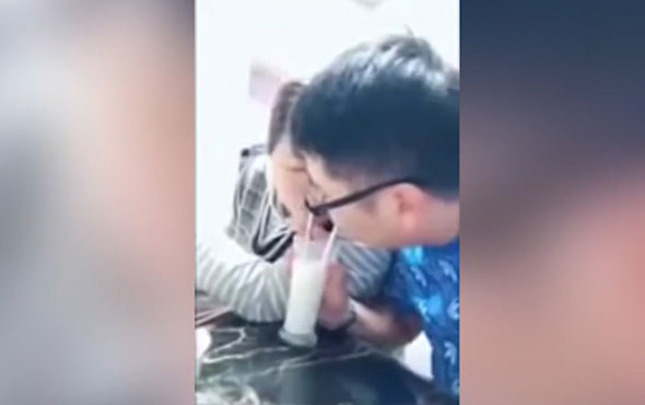 Çinli adamdan kız arkadaşına mide bulandıran şaka