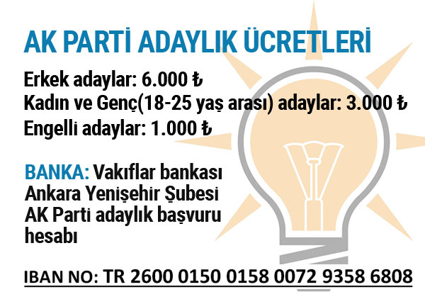 İYİ Parti - MHP - AK Parti milletvekili adaylık şartları CHP'nin ücretine bakın