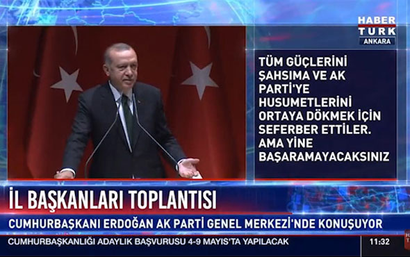 Erdoğan'dan muhalefete mesaj: Yine başaramayacaksınız