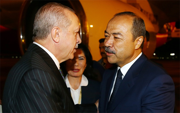 Cumhurbaşkanı Erdoğan Özbekistan'da
