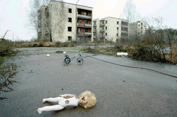 Çernobil'in son görüntüleri! 32 yıl geçti işte hayalet kent