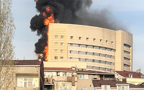 Taksim İlkyardım Hastanesi cayır cayır yandı!