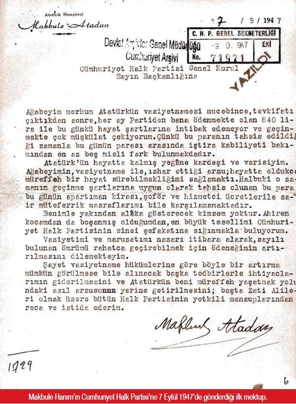 Atatürk'ün kardeşinin mektupları CHP diktasını deşifre etti!