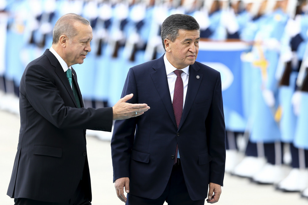 Kırgız lider Ceenbekov Beştepe'de