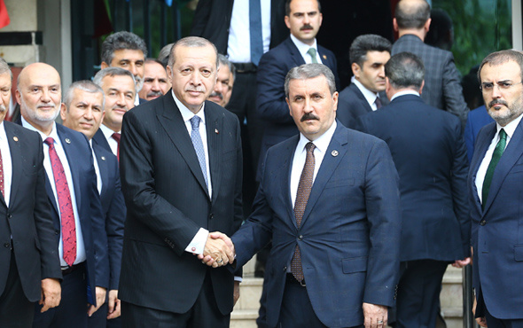 Erdoğan ve Destici'den görüşme sonrası flaş açıklamalar