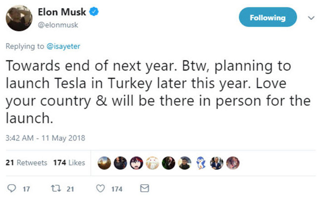 Tesla Türkiye pazarına giriyor! Elon Musk açıkladı