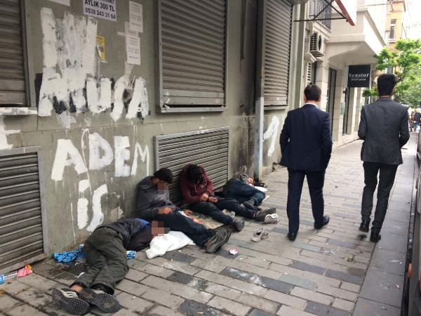 İstanbul'un göbeğinde ibretlik görüntü! Görenler kahroluyor