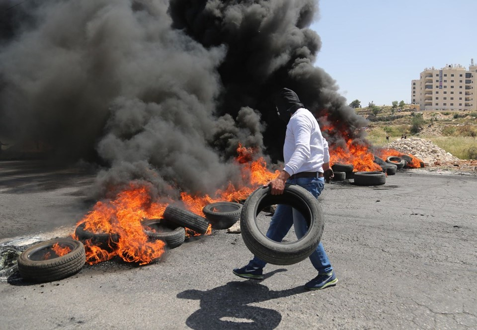 Gazze'de protestolar sürüyor