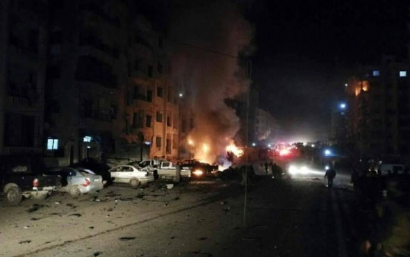 İdlib'de büyük patlama! Çok sayıda ölü var!