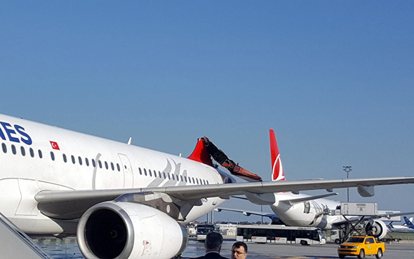 İstanbul'da korku dolu dakikalar: Uçaklar çarpıştı!