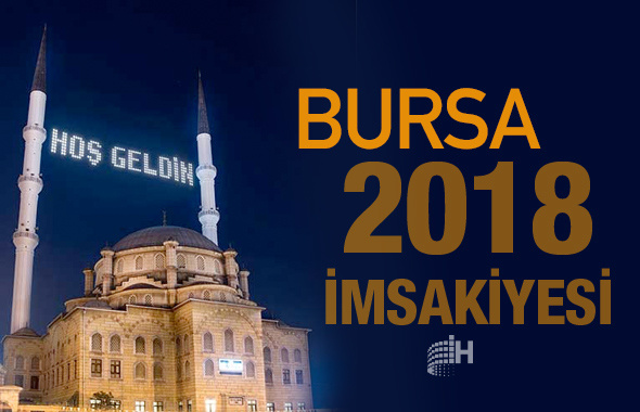 Bursa İmsakiye 2018 Diyanet sahur imsak vakti iftar saatleri