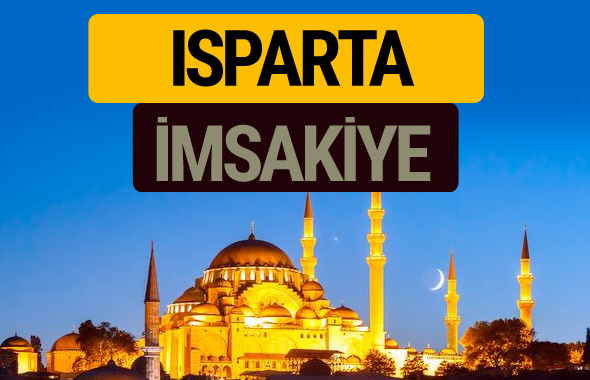 Isparta İmsakiye 2018 iftar sahur imsak vakti ezan saati