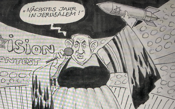 Almanya'da Netanyahu'yu çizen karikatürist işten çıkarıldı